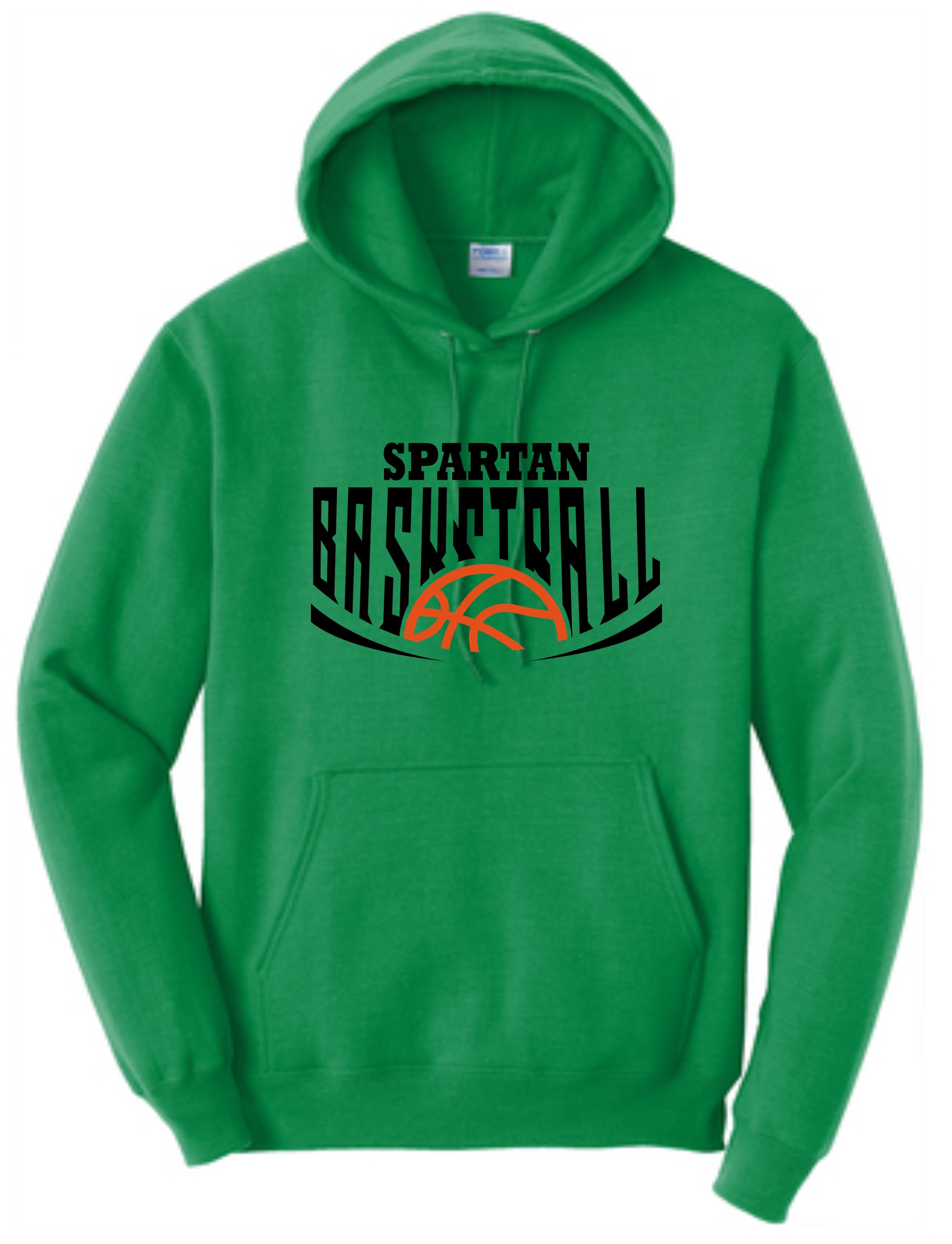 Spartan Basketball 2 Hoodie | Simply Signs and Creative Customs